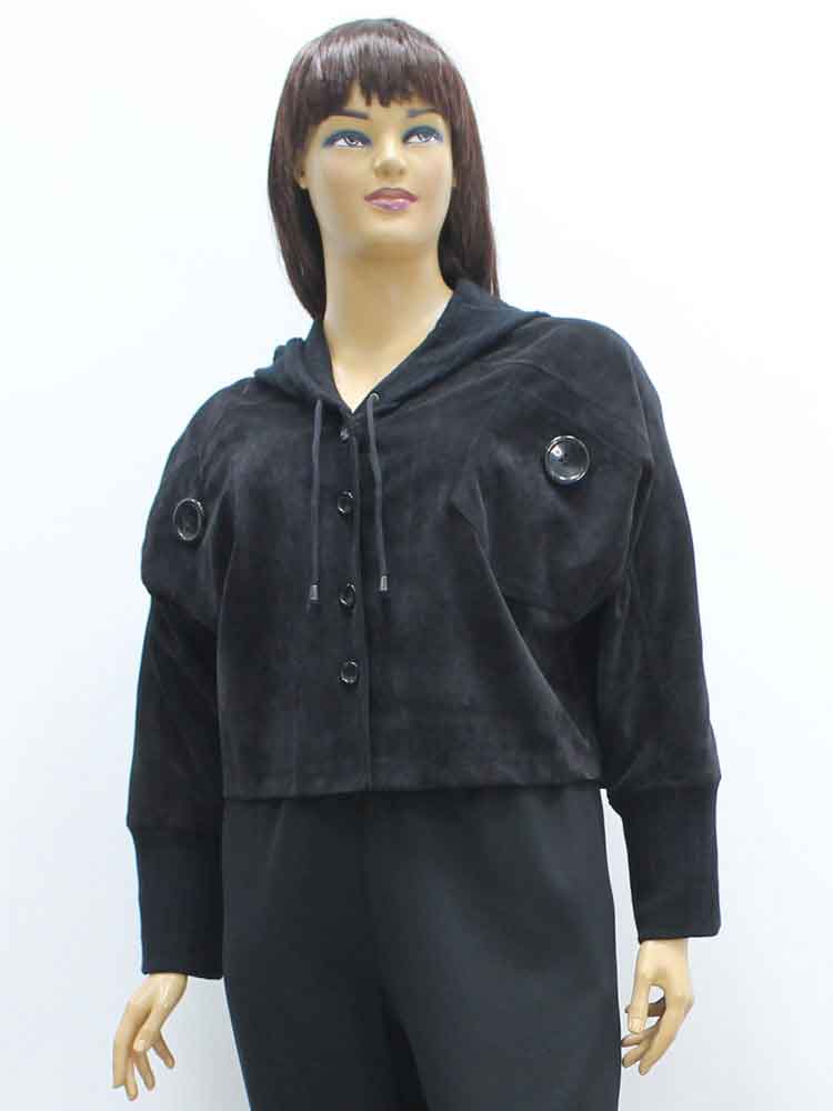 Куртка легкая (ветровка) женская комбинированная большого размера, 2019. Магазин «Пышная Дама», Луганск.