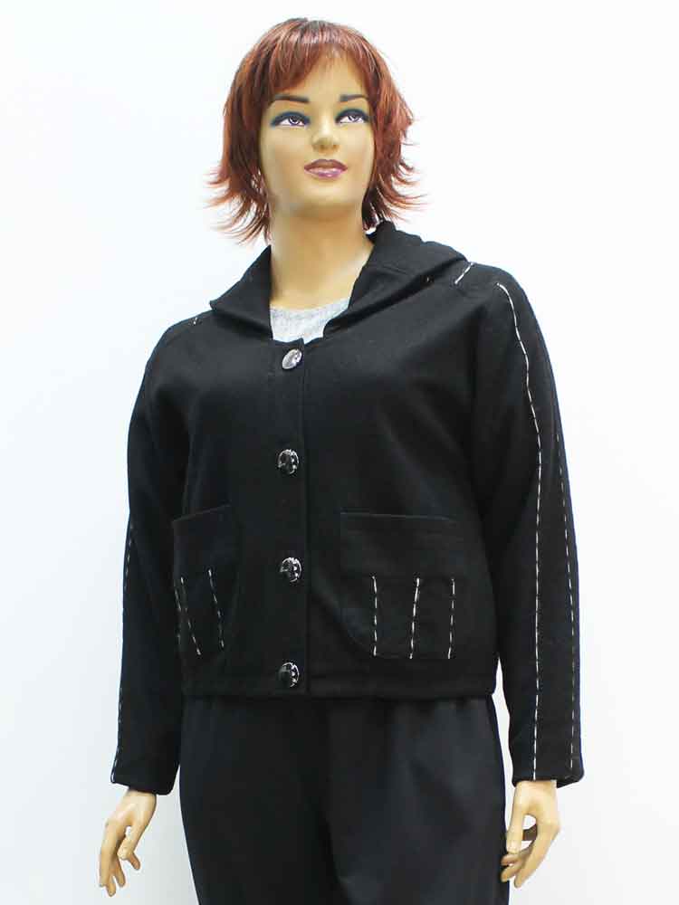 Куртка легкая женская из валяной шерсти большого размера. Магазин «Пышная Дама», Луганск.