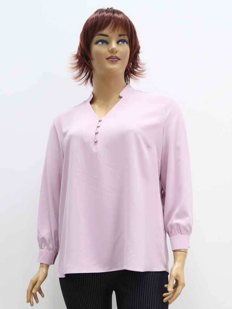 Блуза женская из мокрого шелка большого размера, 2021. Магазин «Пышная Дама», Луганск.